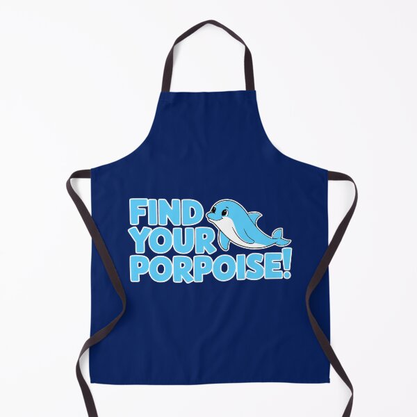 Item preview, Funny Cute Dolphin Pun! Find Your Porpoise designed and sold by PMCreative.