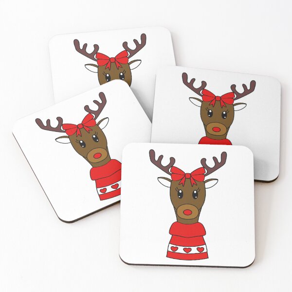 Item preview, Sweet Christmas Reindeer designed and sold by Sartoris Art.