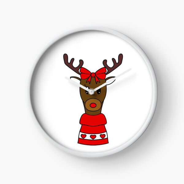 Item preview, Sweet Christmas Reindeer - Red Nosed Reindeer designed and sold by Sartoris Art.