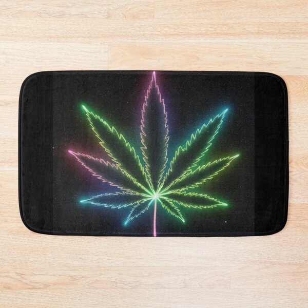 Item preview, Large Marijuana Leaf in a Starry Night Sky designed and sold by JLEmporium.