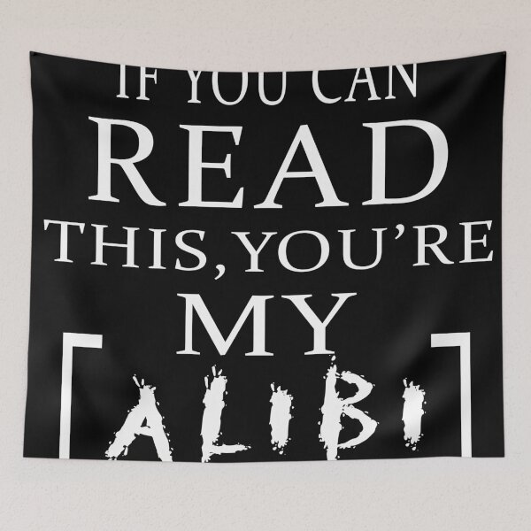 Item preview, ? Alibi Halloween Shirt | Fun & Mysterious Statement Tee ? designed and sold by SSD-.