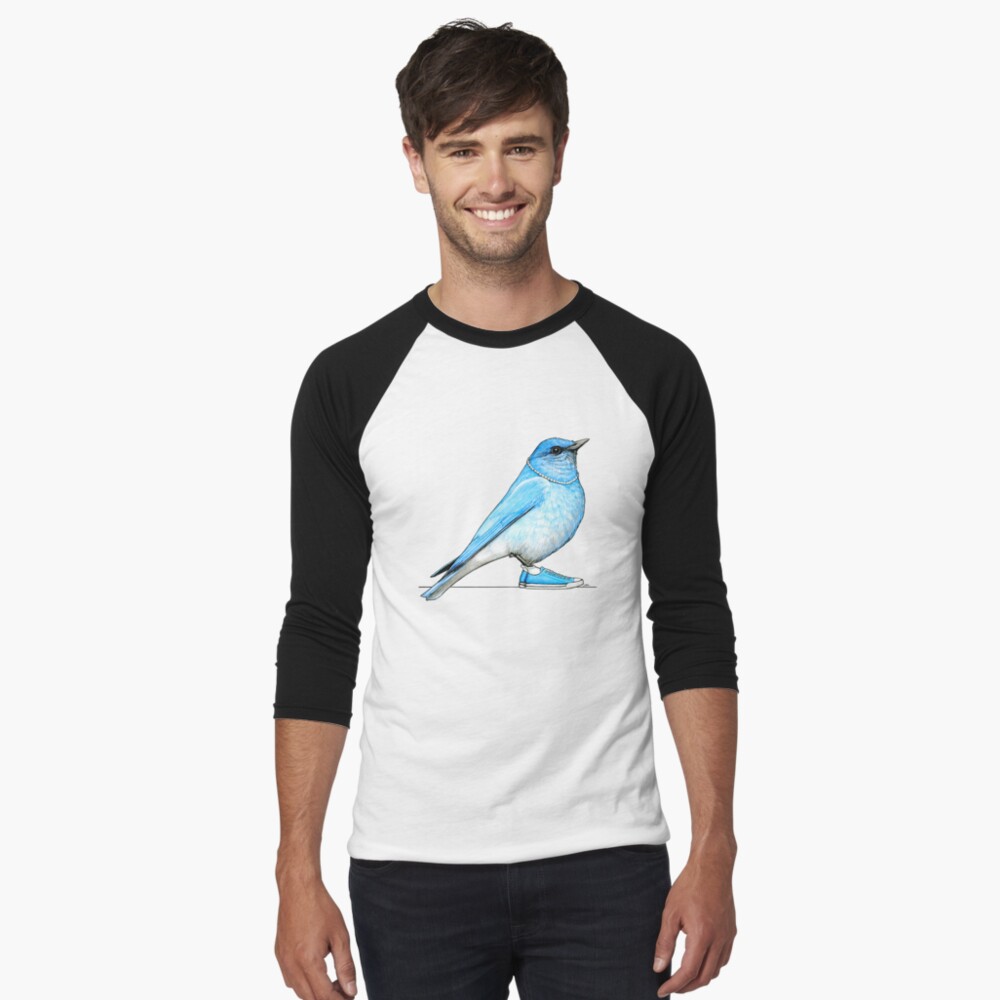 Item preview, Baseball ¾ Sleeve T-Shirt designed and sold by JimsBirds.