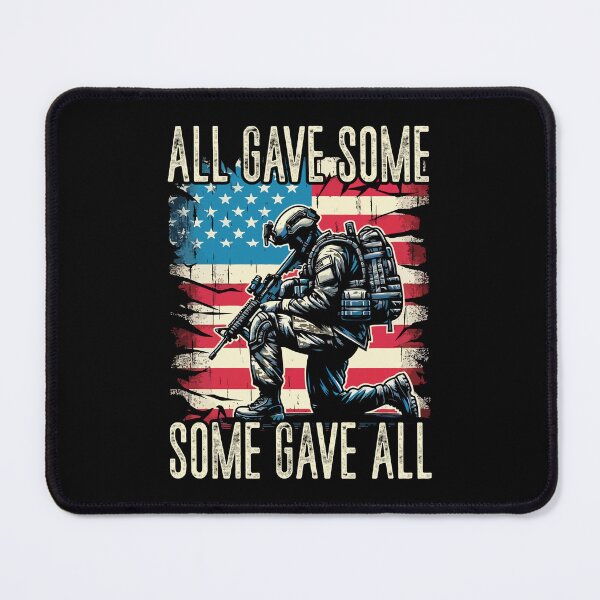 Item preview, Proud Veteran Some Gave All Patriotic American Fallen Heroes Vintage Flag designed and sold by MilitaryMart.