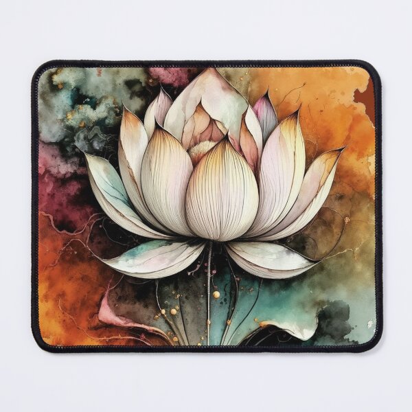 Item preview, A lotus flower, with delicate petals designed and sold by NiRia Spot.