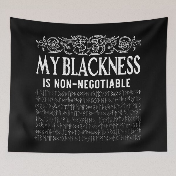 Item preview, My Blackness is Non-negotiable designed and sold by CreepyCornerArt.