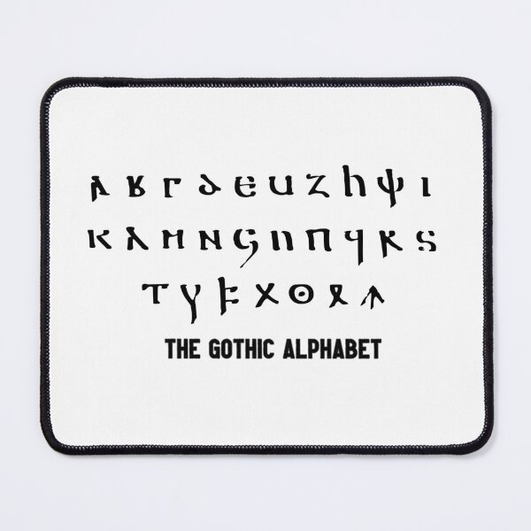 Artikelvorschau, Das gotische Alphabet entworfen und verkauft von Ostrogoth-Tees.