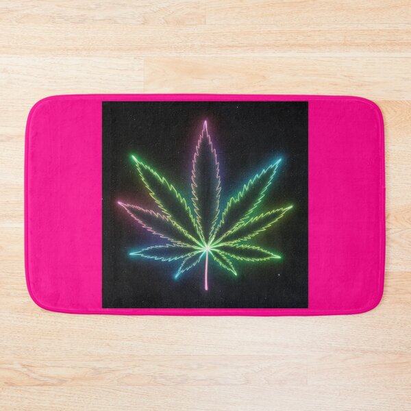 Item preview, Large Marijuana Leaf in Starry Night Sky - pink designed and sold by JLEmporium.