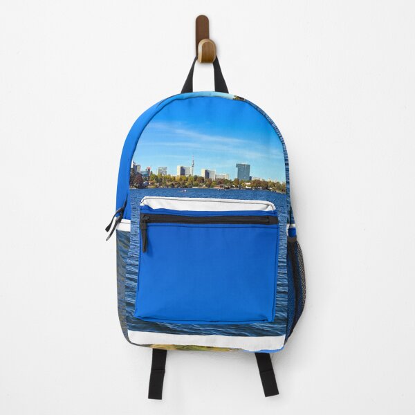 Item preview, Skyline of Vienna and Donau river,landscape sunny autumn day designed and sold by goceris.
