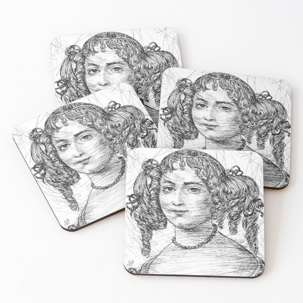 Item preview, MADAME DE SEVIGNE ink portrait designed and sold by lautir.