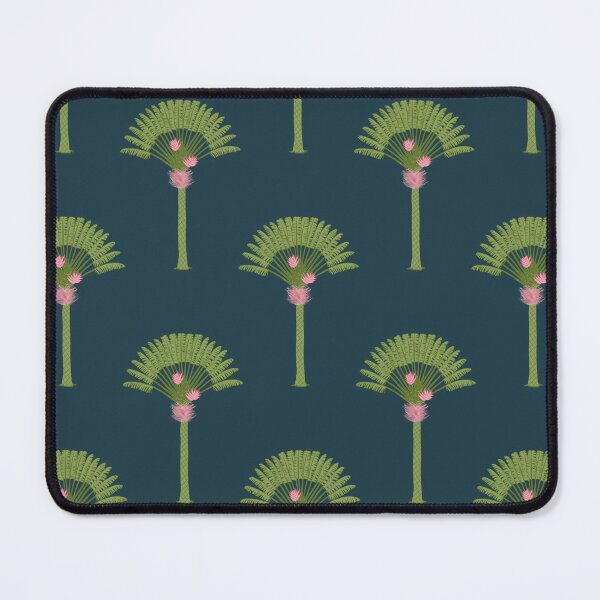 Item preview, Coastal chic palm tree in blue designed and sold by opeachyday.