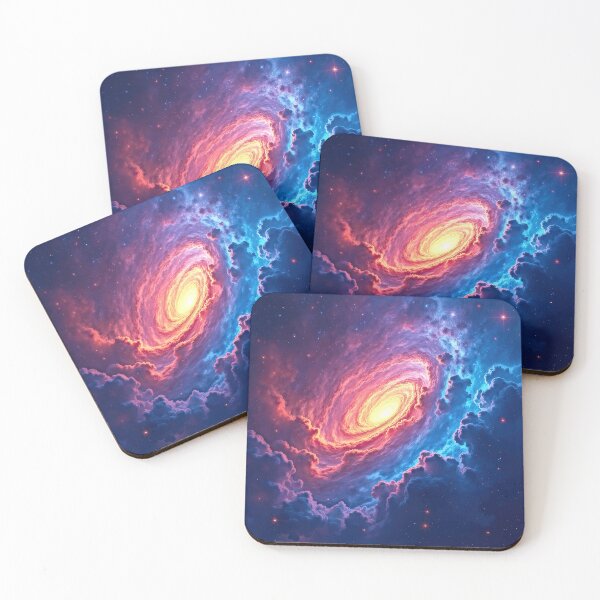Item preview, Vibrant Swirling Cosmic Nebula Scene designed and sold by artwaves.