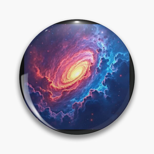 Item preview, Vibrant Swirling Cosmic Nebula Scene designed and sold by artwaves.