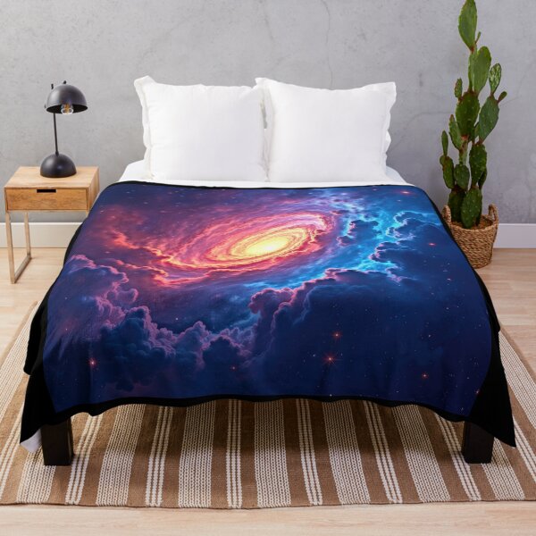 Item preview, Vibrant Swirling Cosmic Nebula Scene designed and sold by artwaves.
