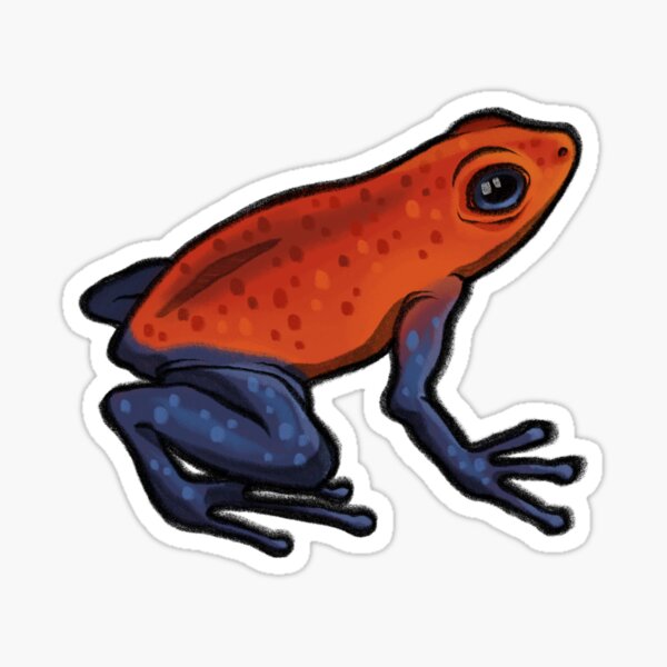 Item preview, The Strawberry Poison Dart Frog  designed and sold by emuw.