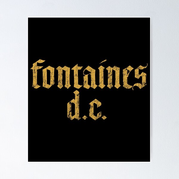 Dogrel By Fontaines D.C. Poster Esthétique Sur Toile - Art Mural