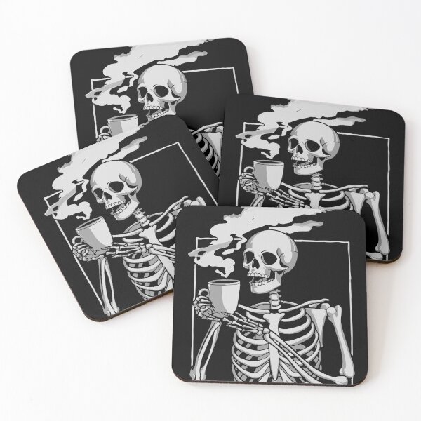 Item preview, ? Skeleton Coffee Lover | Halloween Caffeine Fix Shirt ☕ designed and sold by SSD-.