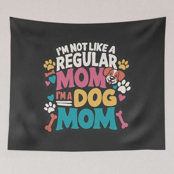 Item preview, Not Like a Regular Mom | Dog Mom | Pet Lover  designed and sold by Self Care Merch.
