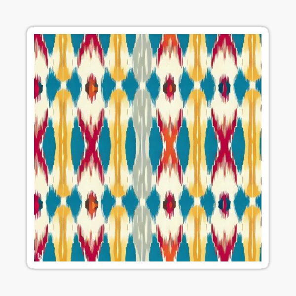 Item preview, Bold Ikat Prints for Dynamic Textiles designed and sold by communedesigns.