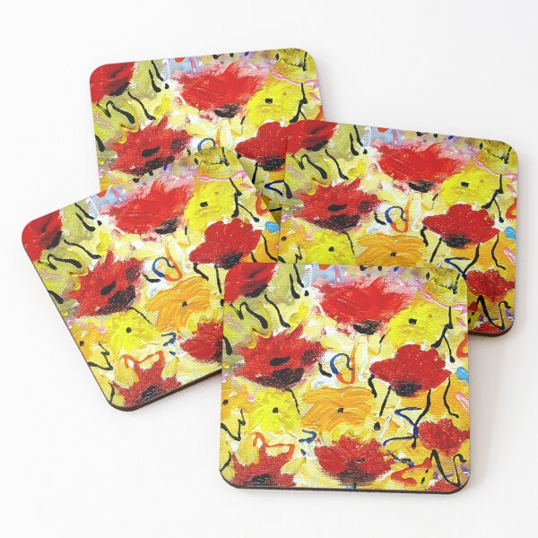Item preview, Abstract Flowers painting designed and sold by SamirArt.