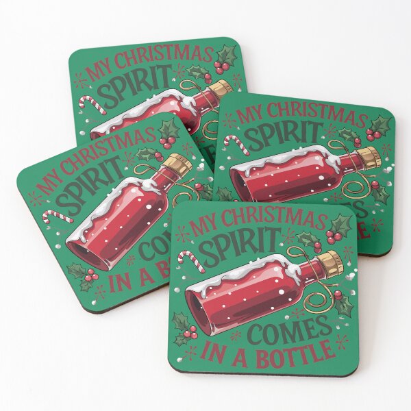 Artikelvorschau, ?Meine Weihnachtsstimmung kommt in einer Flasche | Lustiges Weihnachtsshirt ? entworfen und verkauft von SSD-.