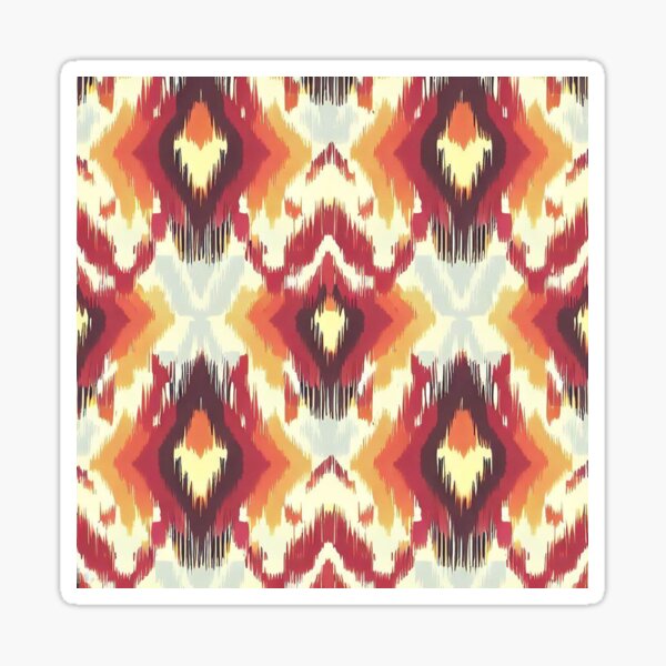 Item preview, Traditional Ikat Motifs in Contemporary Art designed and sold by communedesigns.