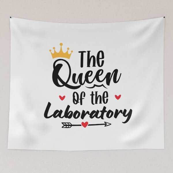 Item preview, The Queen Of The Laboratory | Woman Scientist Empowerment | Lab Boss | Laboratory Queen | Lab Queen designed and sold by jadedscientist.