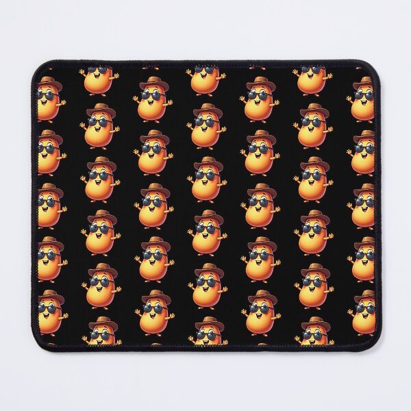 Item preview, Cute bean character with hat and sunglasses designed and sold by artwaves.
