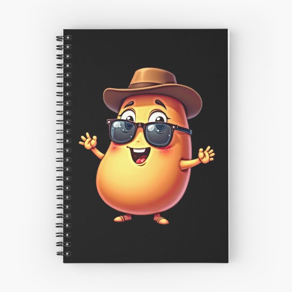 Item preview, Cute bean character with hat and sunglasses designed and sold by artwaves.