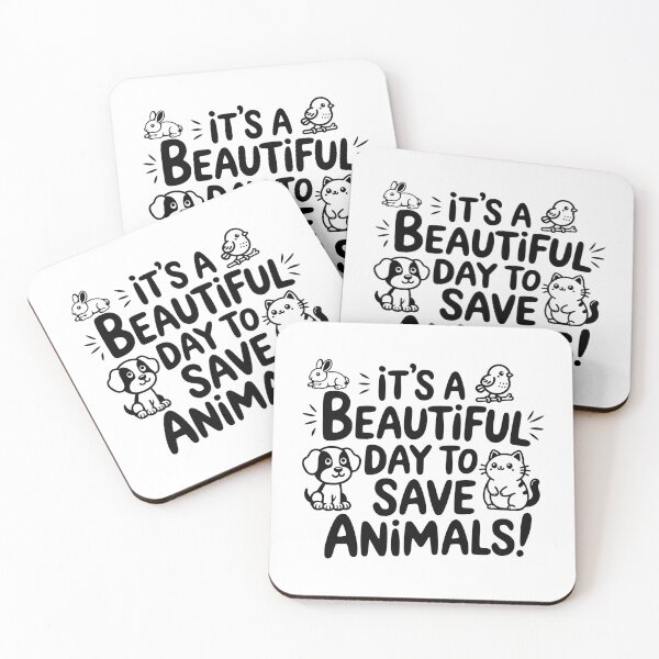 Item preview, It's A Beautiful Day To Save Animals! Black And White Veterinarian designed and sold by PMCreative.