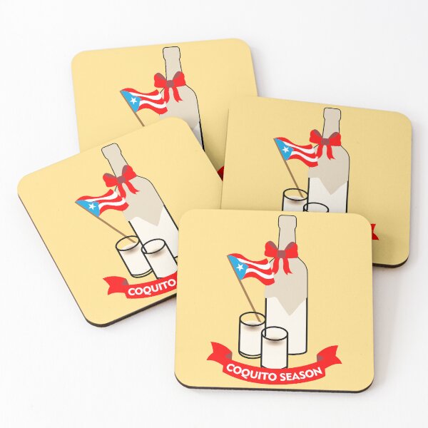 Item preview, Puerto Rico Coquito Season Boricua Christmas Eggnog Flag designed and sold by byDarling.