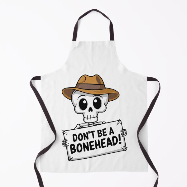 Item preview, Dont Be A BoneHead! Funny Skeleton Pun designed and sold by PMCreative.