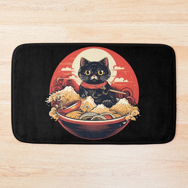 Item preview, Nice cat eating Ramen designed and sold by TeeTemptation.
