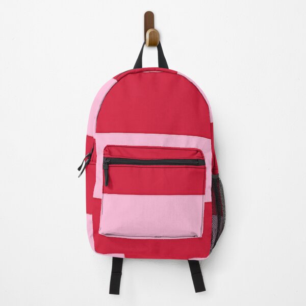 Item preview, Large RED and  COTTON CANDY PINK Horizontal STRIPES designed and sold by RachelMacht.