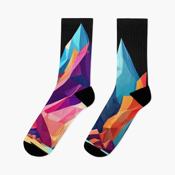 Item preview, Colorful low poly art with a blend of warm and cool tones for a balanced, eye-catching design designed and sold by Tchoice.