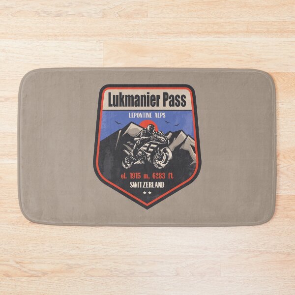Artikelvorschau, Lukmanierpass Schweiz Motorradfahren Berg Design entworfen und verkauft von CynthiaGraphics.