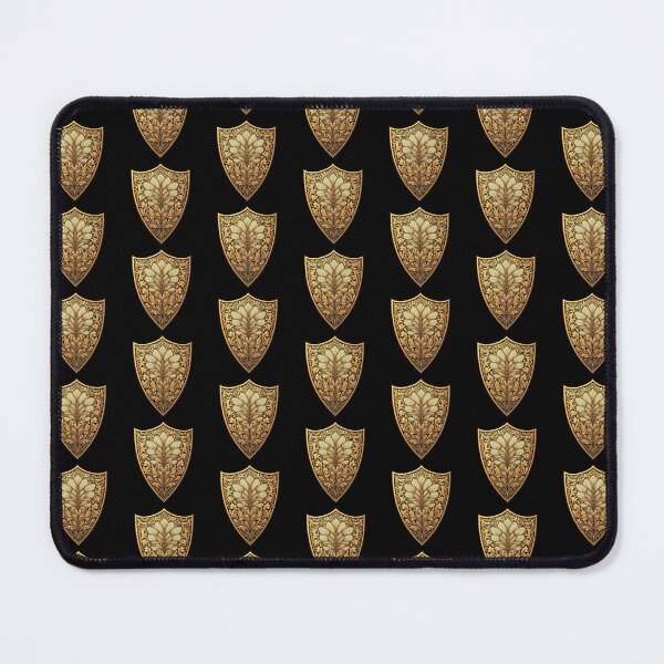 Item preview, Decorative shield with intricate floral patterns designed and sold by artwaves.