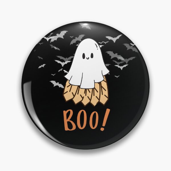 Item preview, Boo halloween cute badminton shuttlecock  designed and sold by Rathnau.