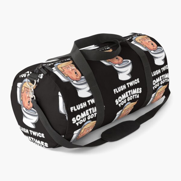 Item preview,  Sometimes You Gotta Flush Twice - Political Satire, Perfect gift for fans of political satire and bold commentary on current events. designed and sold by Zyziowsky.