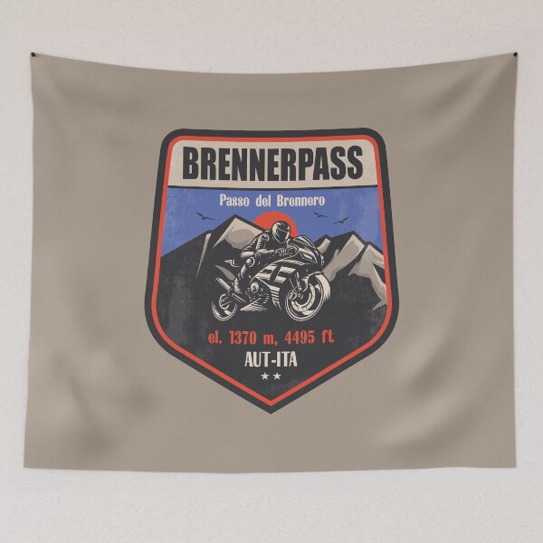 Item preview, Brenner Pass Austria–Italy Motorcycling Mountain Design designed and sold by CynthiaGraphics.