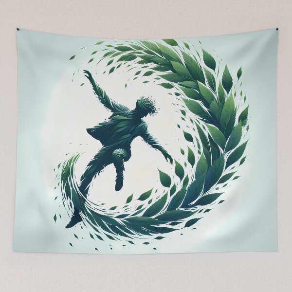 Item preview, Man Made of Leaves, Ai Generated Art  designed and sold by ACC .