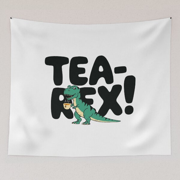 Item preview, Tea Rex! Cute Tea Loving Dinosaur designed and sold by PMCreative.