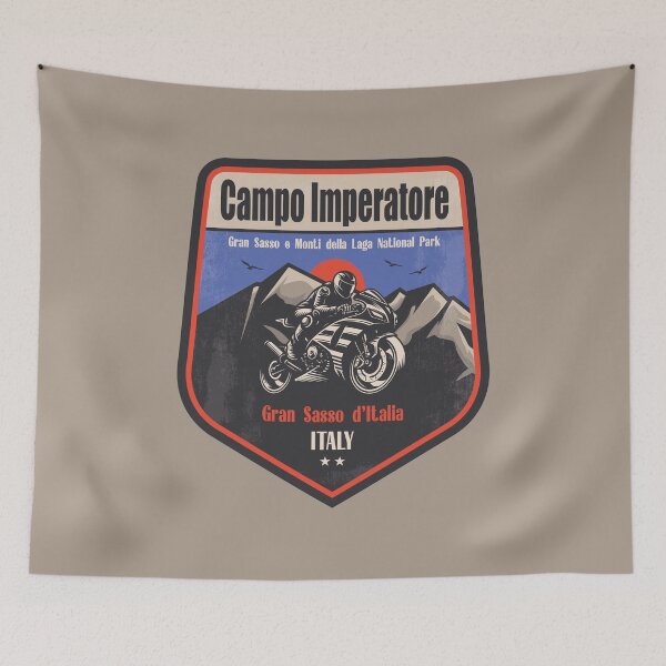 Item preview, Campo Imperatore Italy Motorcycling Mountain Design designed and sold by CynthiaGraphics.