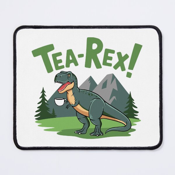 Item preview, Tea Rex! Kawaii Tea Loving Dinosaur Pun designed and sold by PMCreative.