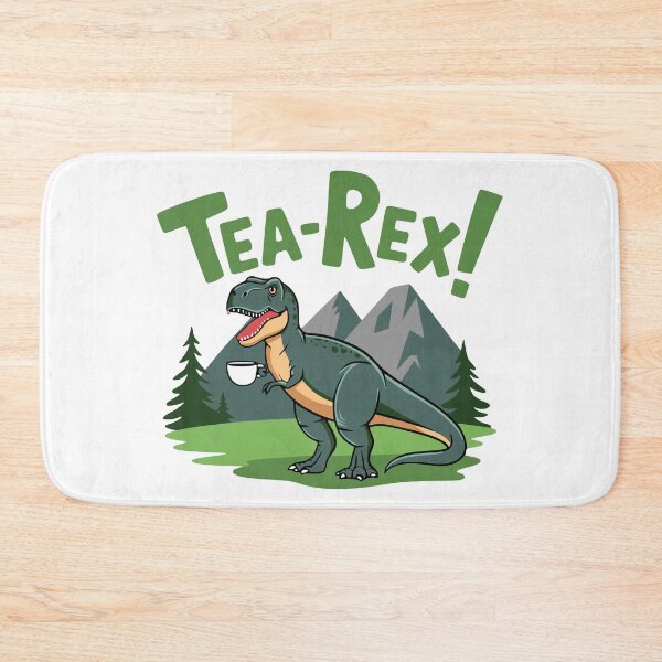 Item preview, Tea Rex! Kawaii Tea Loving Dinosaur Pun designed and sold by PMCreative.