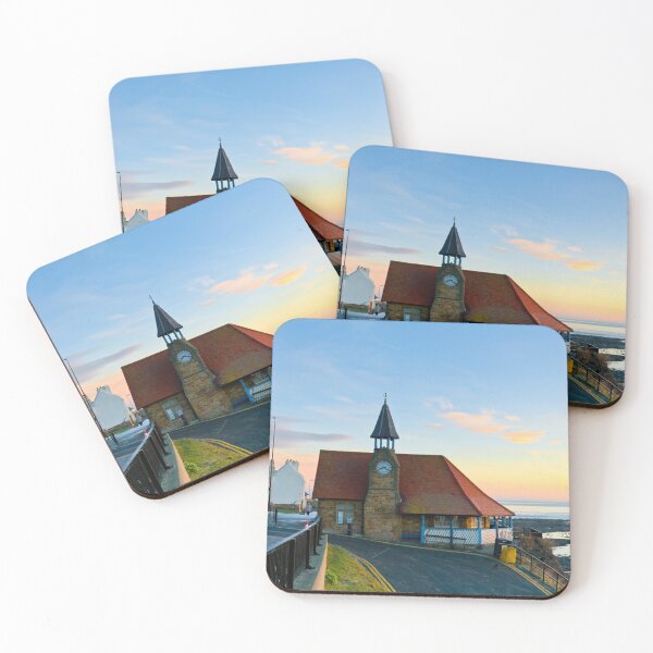 Item preview, Cullercoats Bay Watch House at Sunrise designed and sold by Violaman.