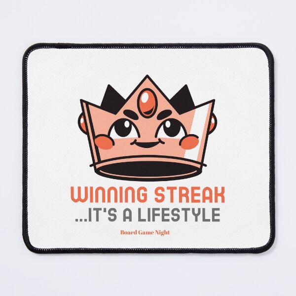 Item preview, Winning Streak, It's a Lifestyle...Board Game Night designed and sold by LettsMerchntees.