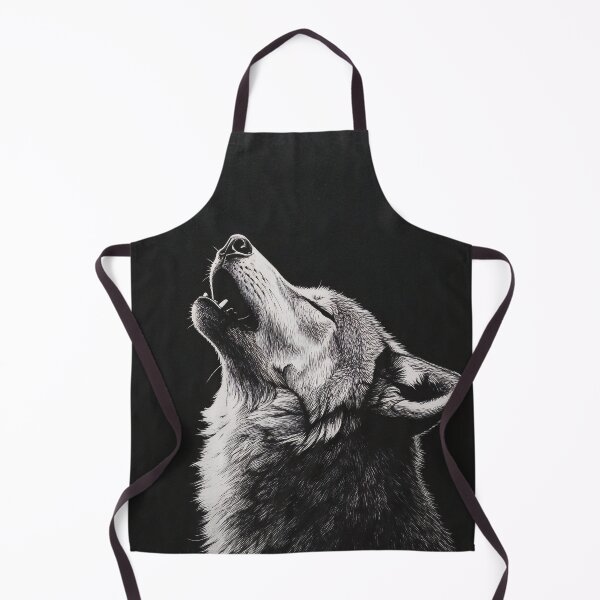 Item preview, Black and white Wolf pencil drawing designed and sold by Pencil-Art.