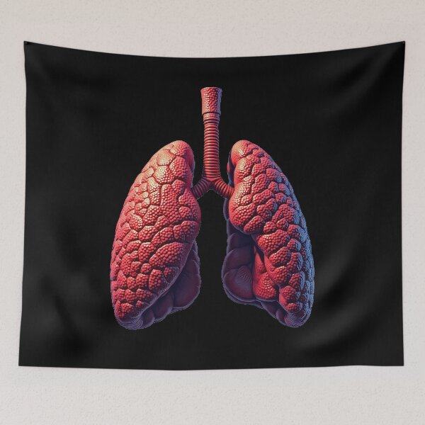 Item preview, Stylized Detailed Lungs with Textures designed and sold by artwaves.