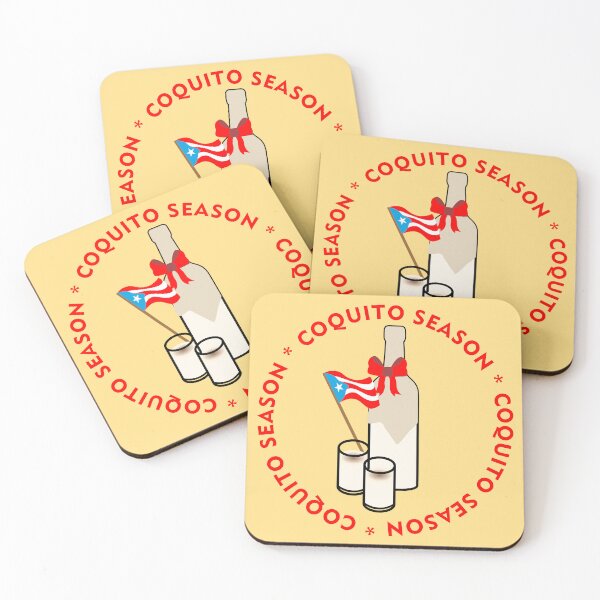 Item preview, Puerto Rico Coquito Season Circle Boricua Christmas Eggnog Flag designed and sold by byDarling.