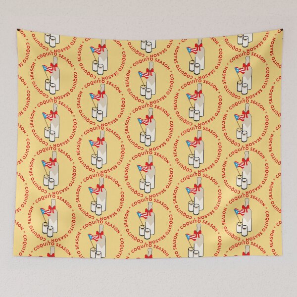Item preview, Puerto Rico Coquito Season Circle Boricua Christmas Eggnog Flag designed and sold by byDarling.